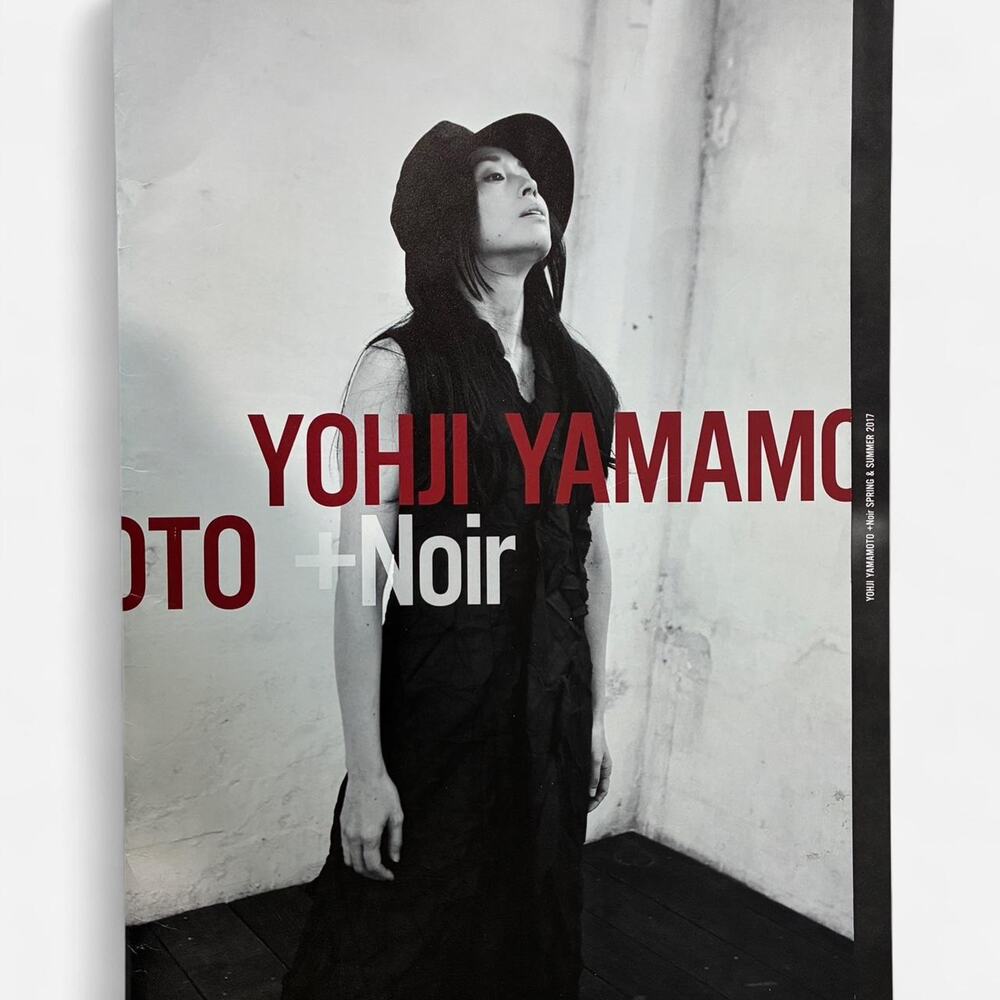YOHJI YAMAMOTO +Noir S/S 2017 oversized Lookbook catalog